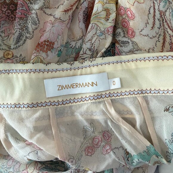 NWOT !Zimmermann Rebellion Pussybow Shirt Dress - Picture 10 of 11